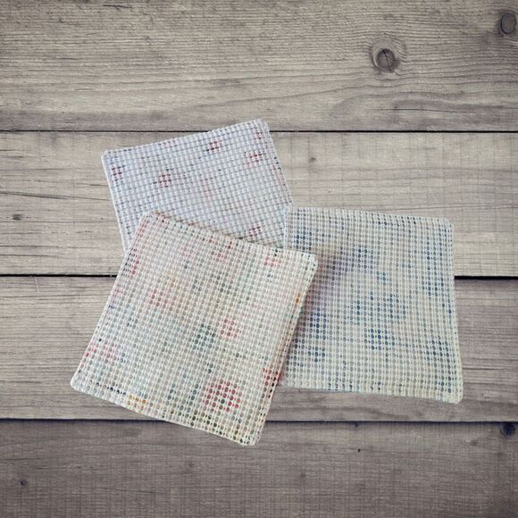 Jar Gripper, Handmade Jar Opener, Set of 3 Floral Fabric Lid Opener - Picture 3 of 6